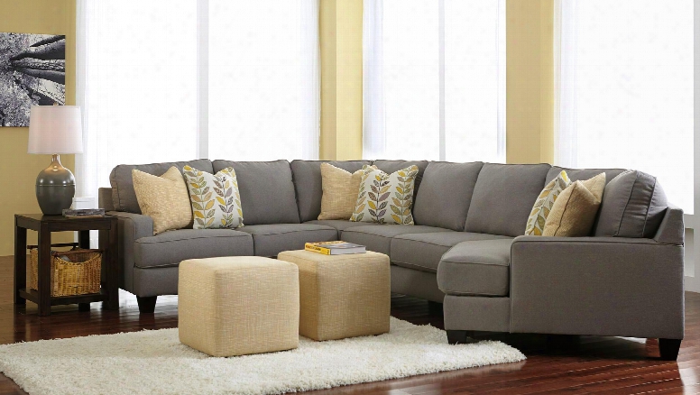 Chamberly 243004rcdss2co2etr2l 8-piece Living Room Set With 4pc Right Cuddler Sectional 2 Cube Ottomans 2 End Tables Rug And 2 Lamps In