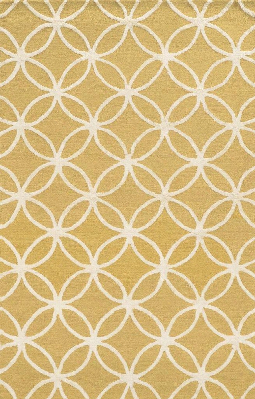 Edheh8898ye000912 Eden Harbor Eh8898-9' X 12' Hand-tufted Premium Blended Wool With Viscose Accents Rug In Yellow Rectangle