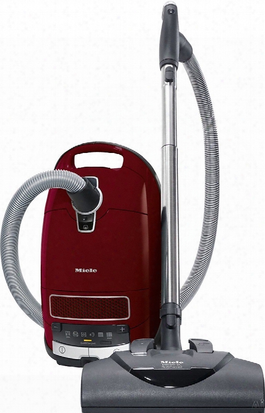 Miele 41gfe039usa Complete C3 Softcarpet Canister Vacuum Cleaner With Electrobrush, Practical Lofking System And Bumper Strip