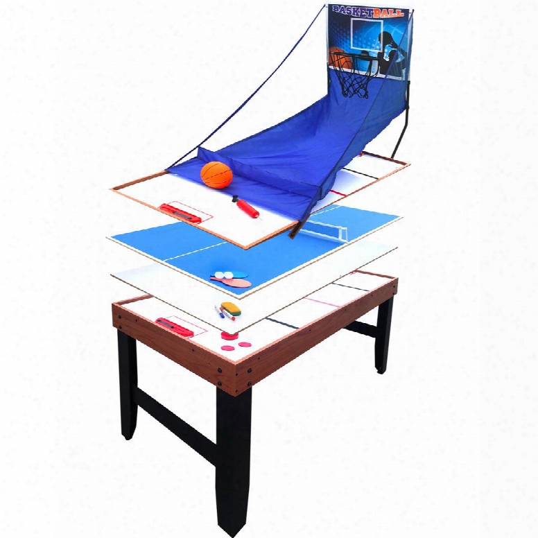 Ng1016m Accelerator 4-i N-1 Multi Game Table With Rugged Carb Certified Mdf