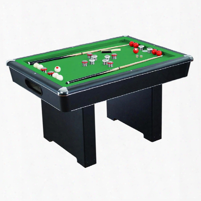 Ng2404pg Renegade Slate Bumper Pool Table With Fast Action Rubber Bumpers And Internal Carpeted Ball Return