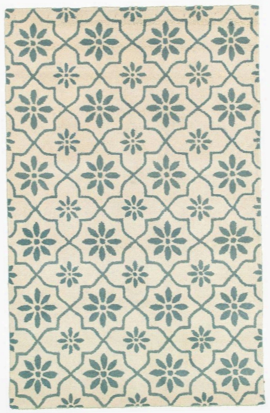 Opuop823400930810 Opus Op8234-8' X 10' Hand-tufted 100% Wool Rug In White Rectangle