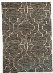 Gillian R401471 132" x 96" Large Size Rug with Moroccan Trellis Pattern Gate Design Hand-Woven Made Jute Material and Spot Clean Only in Teal