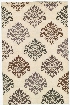 PANPR823500930912 Pandora PR8235-9' x 12' Hand-Tufted Hard + Fine-Twist New Zealand Wool Blend Rug in White Rectangle