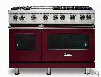 Viking Professional 5 Series VGR5486GARLP 48 Inch Freestanding Gas Range with ProFlowâ„¢ Convection, Gourmet-Gloâ„¢ Broiler, VSHâ„¢ Burner System, VariSimmerâ„¢, SureSparkâ„¢ Ignition, TruGlideâ„¢ Rack, 6 Sealed Burners and 6 cu. f