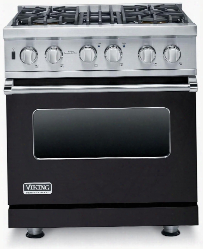 Professional 5 Series Vdsc5304bgg 30" Natural Gas Dual Fuel Range With 4 Sealed Burners 4.7 Cu. Ft. Self-clean Convection Oven 2 Truglide Full Extension