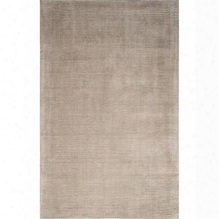 Rcas-03-5276 5'2x7'6 Taupe 50% Viscose Rug Abstract