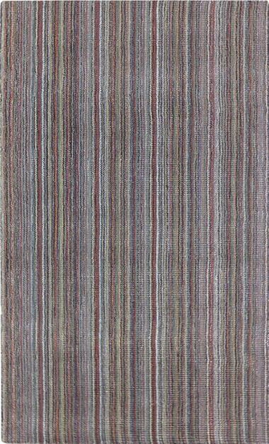 Rphe-02-7998 7'9x9'8 Assorted Color 95% Wool Rug Stripes