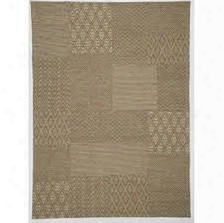 Rtex-06-7998 7'9x9'8 Beige 75% Wool Rug Southwestern/tribal