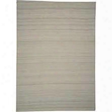 Rwht-01-7998 7'9x9'8 Ivory 100% Viscose Rug Stripes