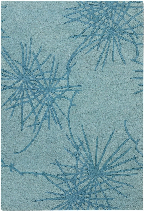 Seedlig Collection Hand-tufted Area Rug In Blue Design By Chandra R Ugs