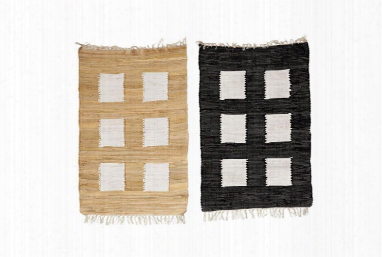 Set Of 2 Cotton Chindi Rugs Design Along Bd Edition