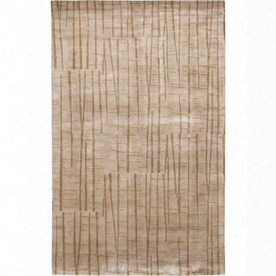 Shibui New Zealand Wool Area Rug In Golden Brown And Oatmeal Design By Julie Cohn