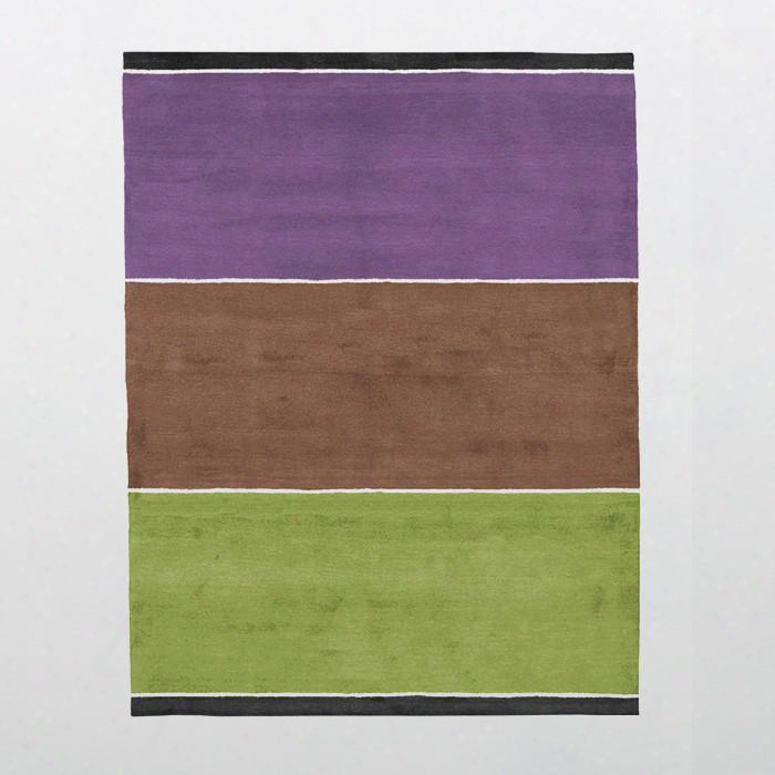 Shida Organic Collection 100% Wool Area Rug In Assorted Colors Design By Second Studio