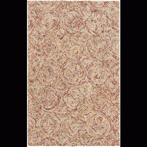 Shiloh Rug In Dark Red & Cream Design By Dwellstudio