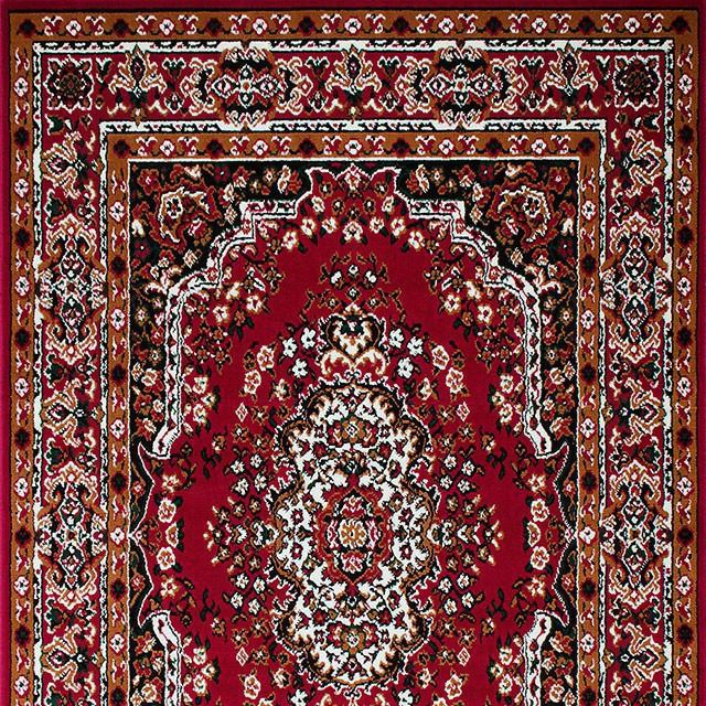 Shinta Rg5170 5' X 8' Red Area Rug With Pile Height: .40cm Backing: Jute Polypropylene-frieze Made In Indonesia In