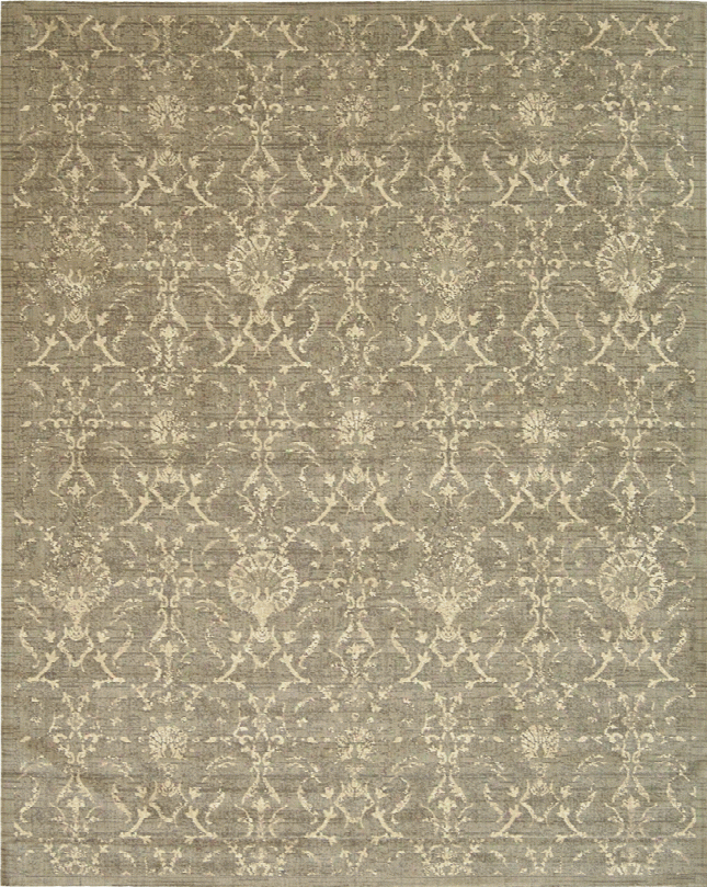 Silk Elements Rug In Moss Design Yb Nourison