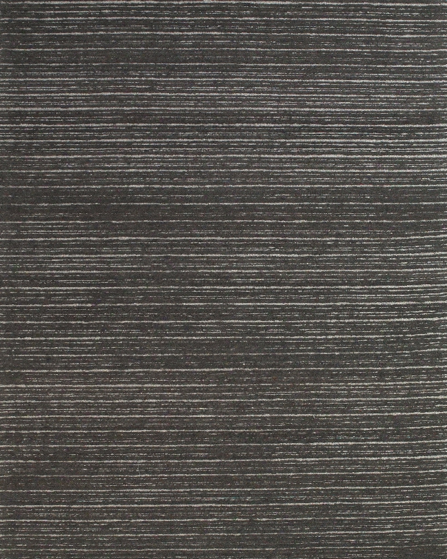 Simple Collection Hand Tufted Wool Area Rug In Graphite Design By Bd Fine