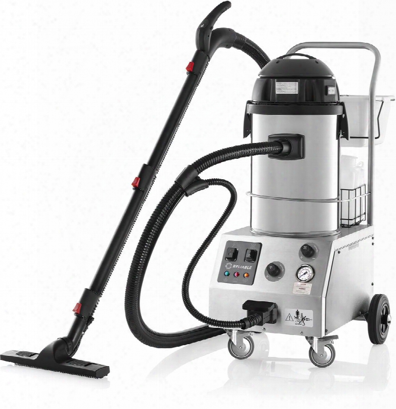 Tandem Pro 2000cv Commercial Steam And Void Cleaner With 2 Liter Detergent Tank 25 Piece Accessory Kit And 6 Bar Pressure In