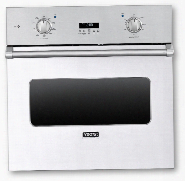 Veso1302wh 30" Professional 5 Series Single Electric Wall Oven With 4.1 Cu. Ft. Capacity Truconvec Convection Cooking Truglide Full Extension Rack And