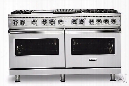 Viking Professional 5 Series Vdr5606gqsslp 60 Inch Freestanding Dual Fuel Range With Truconvec␞ Cooking, Varisimmer␞ Setting, Vari-speed Dual-flow␞ Convection, Concealed Bake Element, Truglide␞ Extension Rack, Rapid Ready␞ Pr