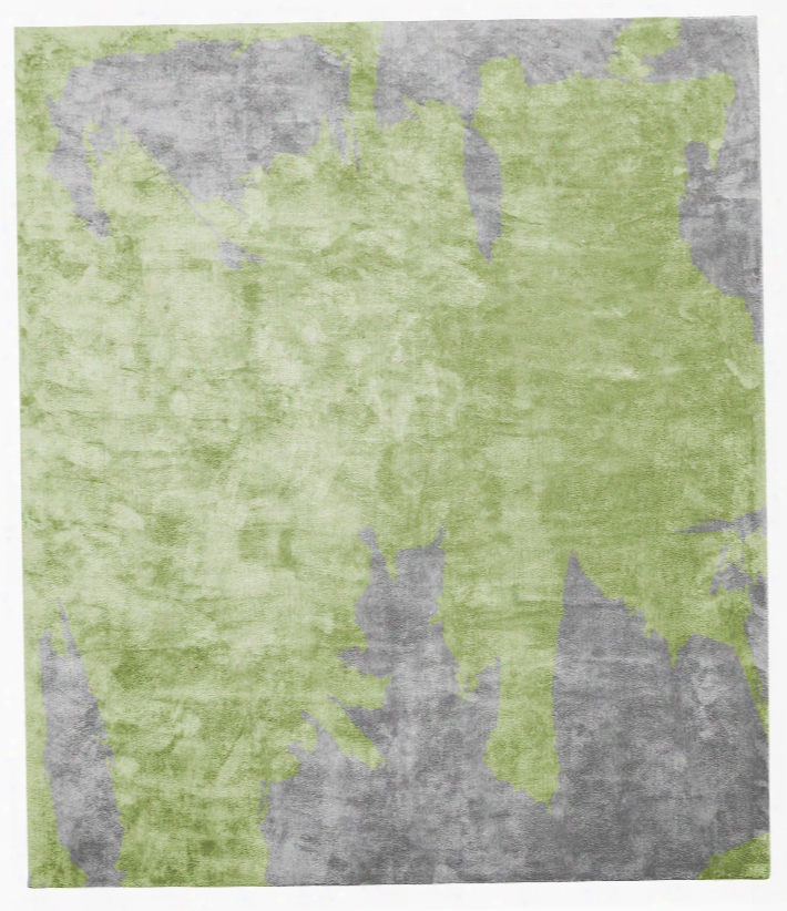 Action Caccia Hand Knotted Rug In Green Design By Second Studio