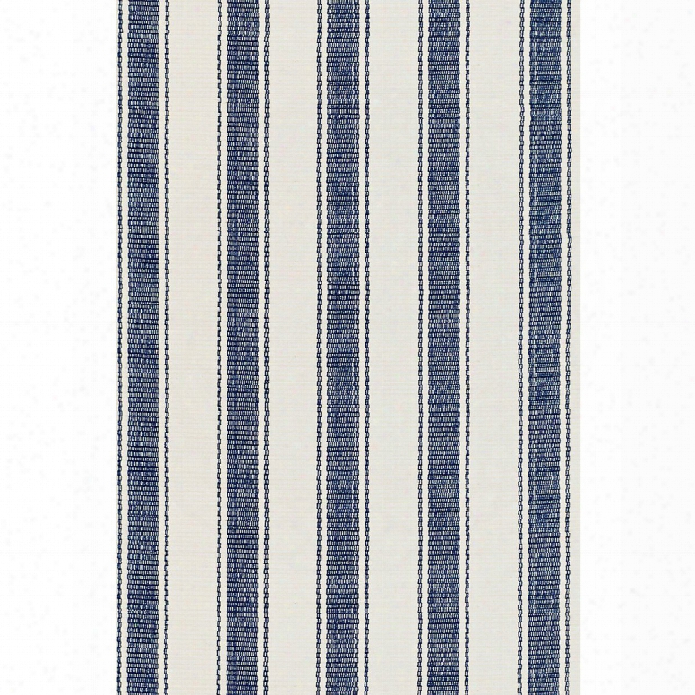 Blue Awning Stripe Indoor/outdoor Rug Design By Rush & Albert