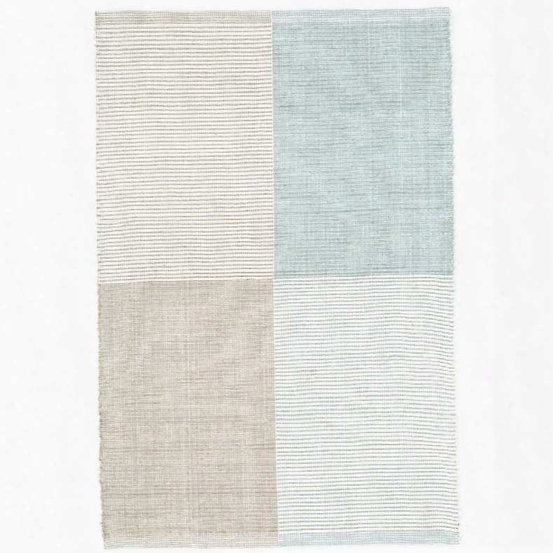 Bo Blue Woven Cotton Rug Design By Dash & Albert