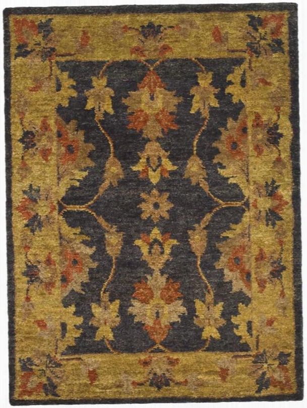 Bohemian Collection Area Rug In Charcoal And Gold Design By Safavieh