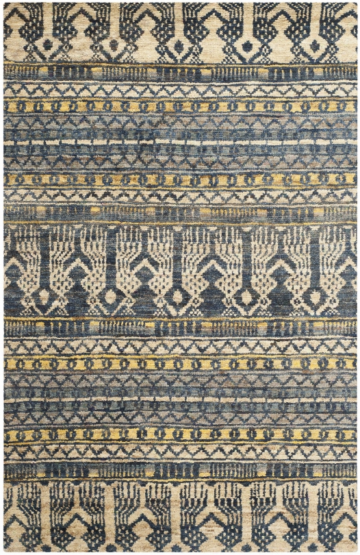 Bohemian Rug In Blue Design By Safavieh