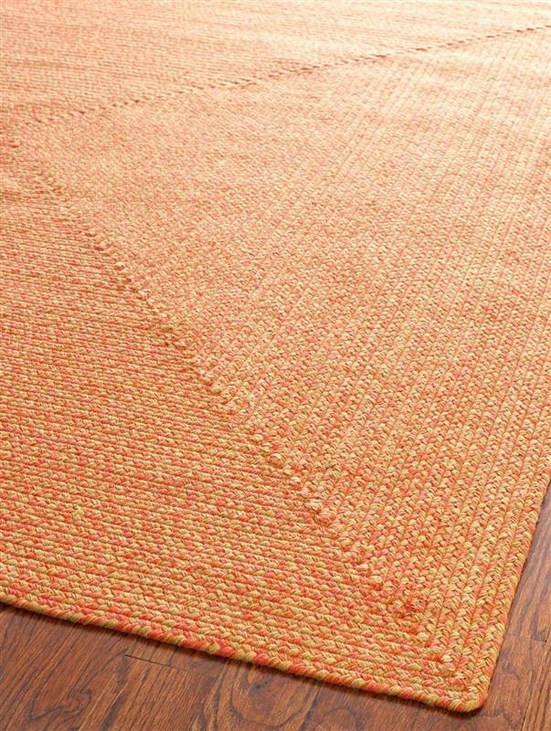 Braided Collection Area Rug In Roange And Yellows Design By Safavieh