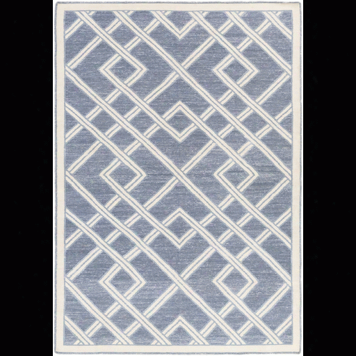 Brighton Rug In Navy & Ivory Design By Beth Lacefield