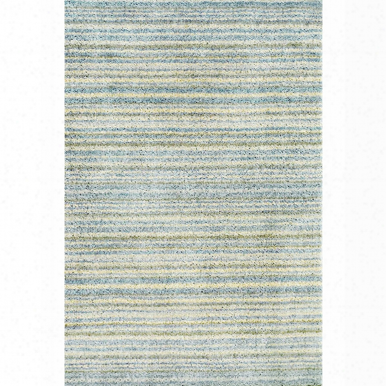 Brindle Stripe Sea Hand Knotted Rug Design By Dash & Albert