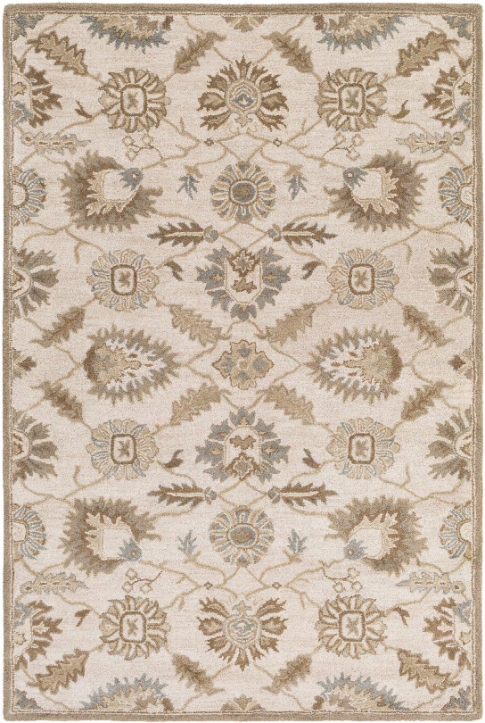 Caesar Rug In Beige & Tan Design By Surya