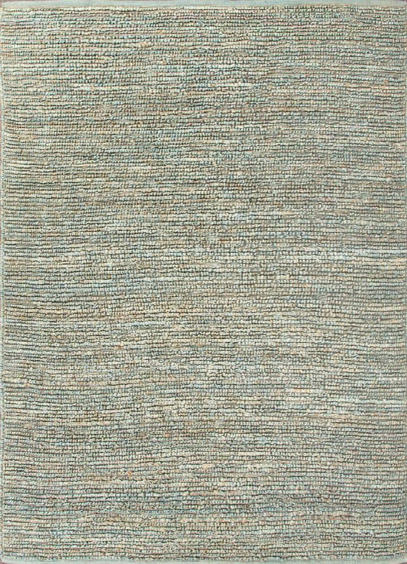 Calypso Collection 100% Jute Area Rug In Antiguan Sky By Jaipur