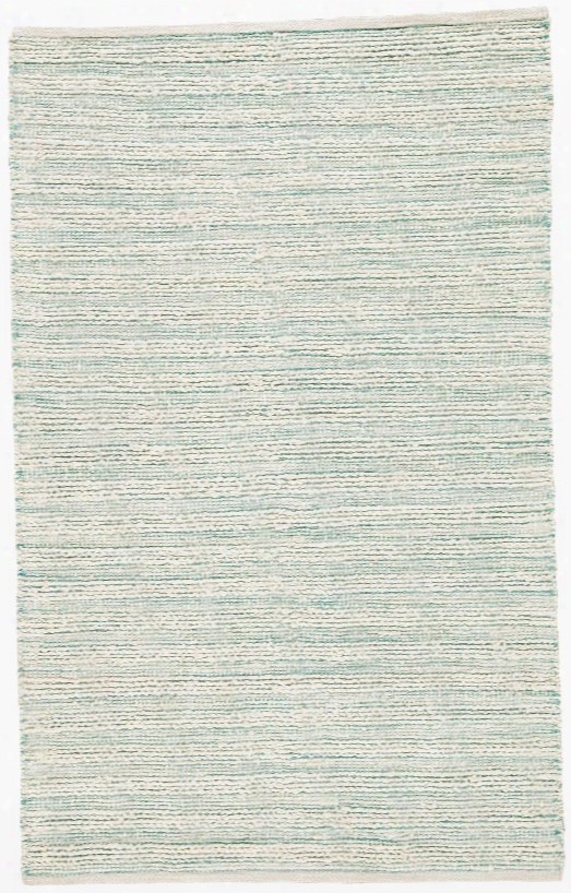 Canterbury Natural Stripe White & Turquoise Area Rug Design By Jaipur