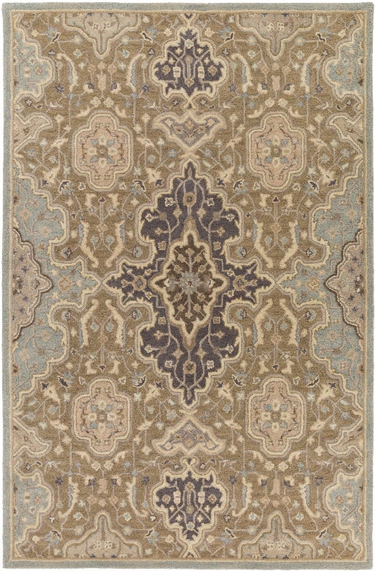 Castello Rug In Taupe & Camle Design By Surya