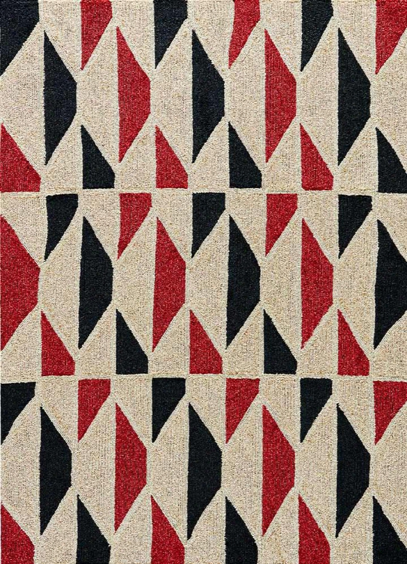Catalina Rug In Mojave Desert & Rio Red Design By Jaipur