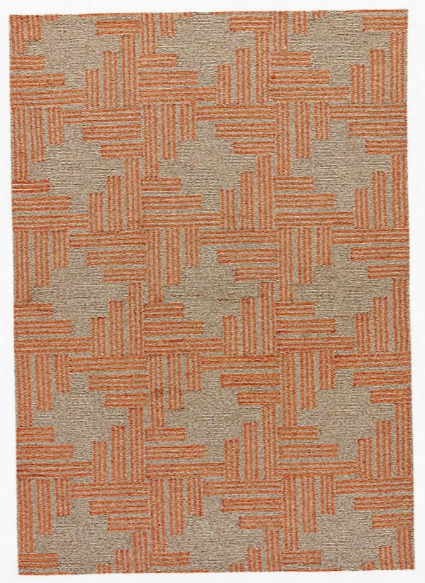 Catalina Rug In Pale Khaki & Amber Glow Design By Jaipur