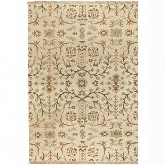 Sonoma Collection Wool Area Rug In Peanut Butter And Khaki Design By Surya