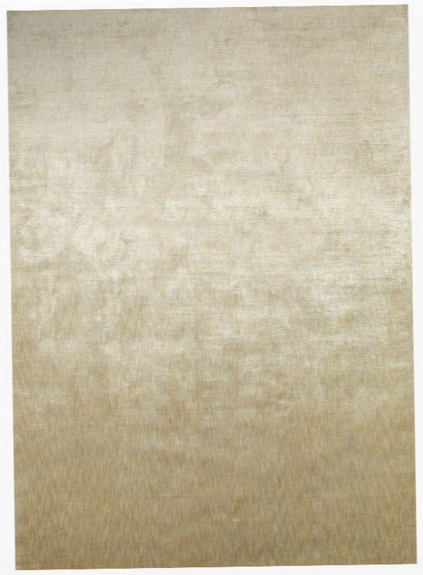 Sparkle Collection Hand Loomed Art Silk Area Rug In Beige By Bd Fine