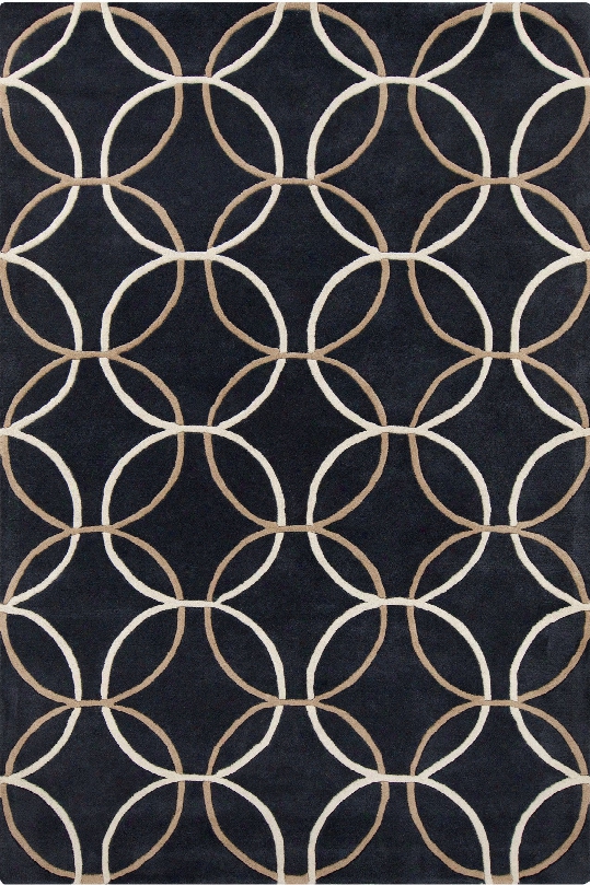 Stella Collection Hand-tufted Area Rug In Charcoal, Taupe, & Cream Design By Chandra Rugs