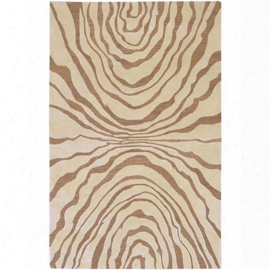 Studio Collection Wool Area Rug In Barley And Brown Sugar Design By Surya