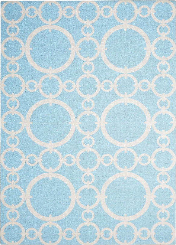 Sun N' Shade Rug In Aquamarine Design By Nourison