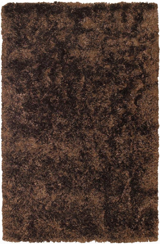 Sunlight Collection Hand-woven Area Rug In Brown Design By Chandrra Rugs