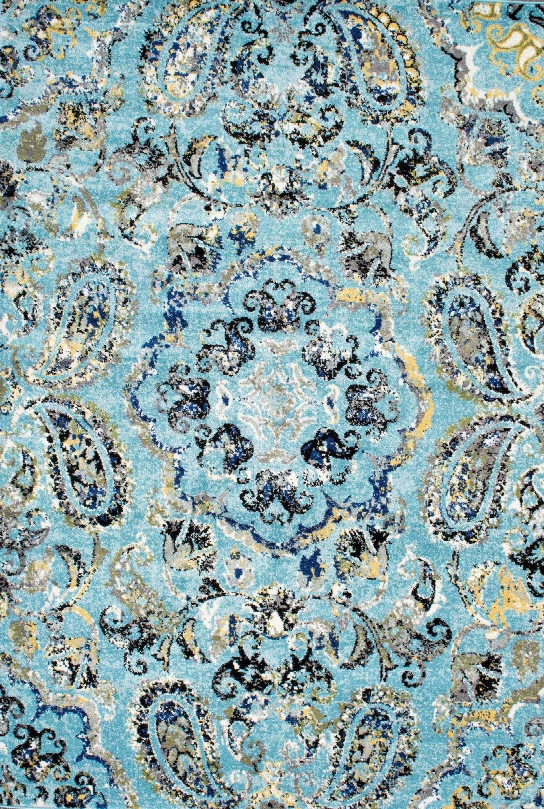 Taunya Rug In Aqua Design By Nuloom