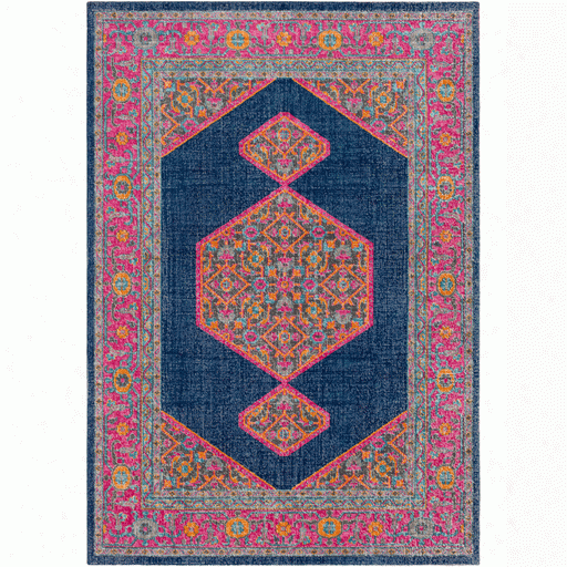 Tessera Rug In Blue & Red Design By Surya