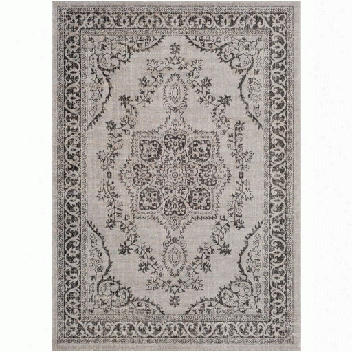 Tessera Rug In Gray & Black Design By Surya