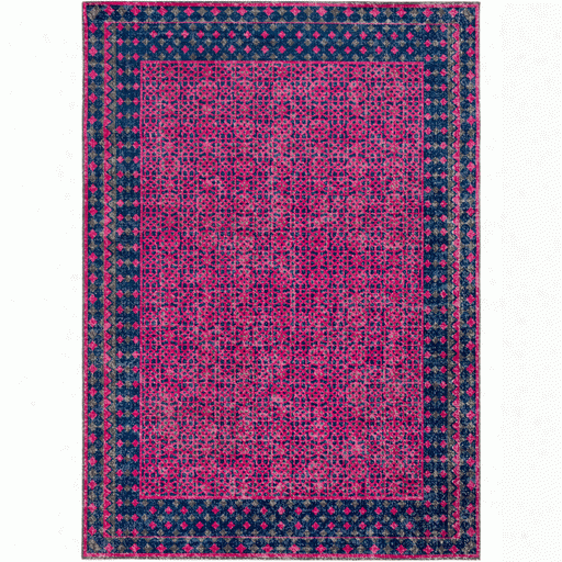 Tessera Rug In Red & Blue Design By Surya