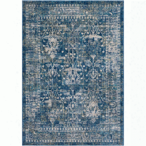 Tharunaya Rug In Blue Design By Surya